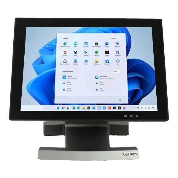 LesTech 15" AIO POS Touchscreen PC Without Software 4GB RAM 64GB SSD