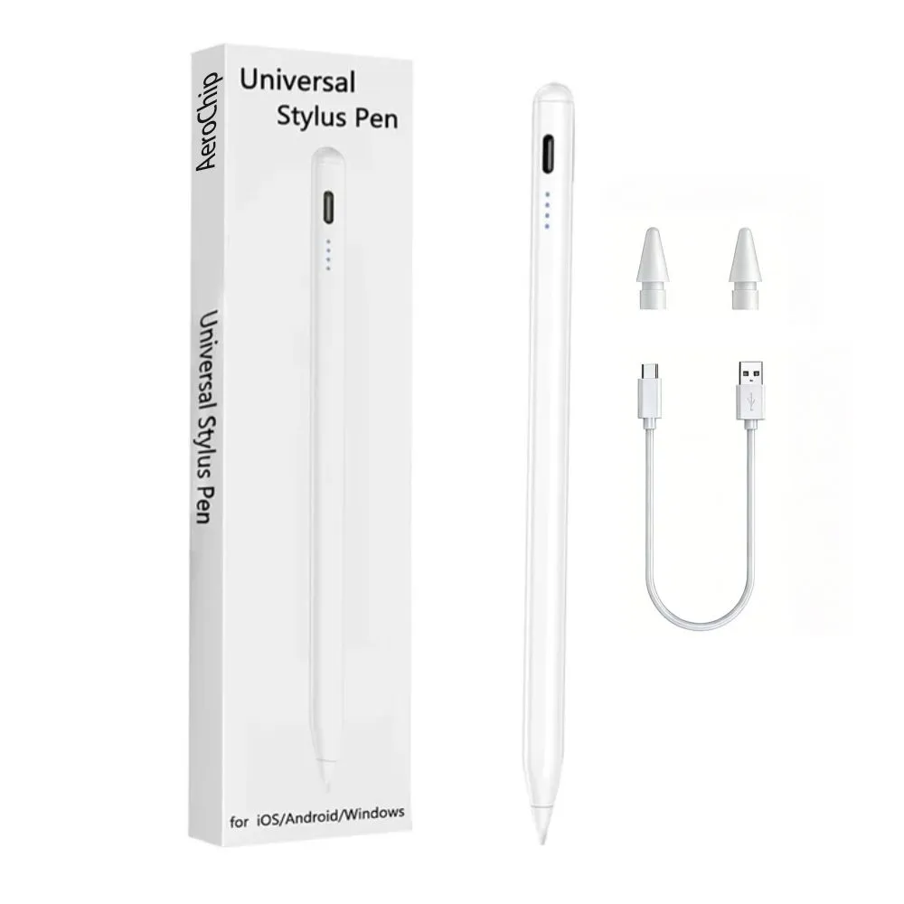 Universal Rechargeable Stylus Pen Compatible With iPad, Android & Windows