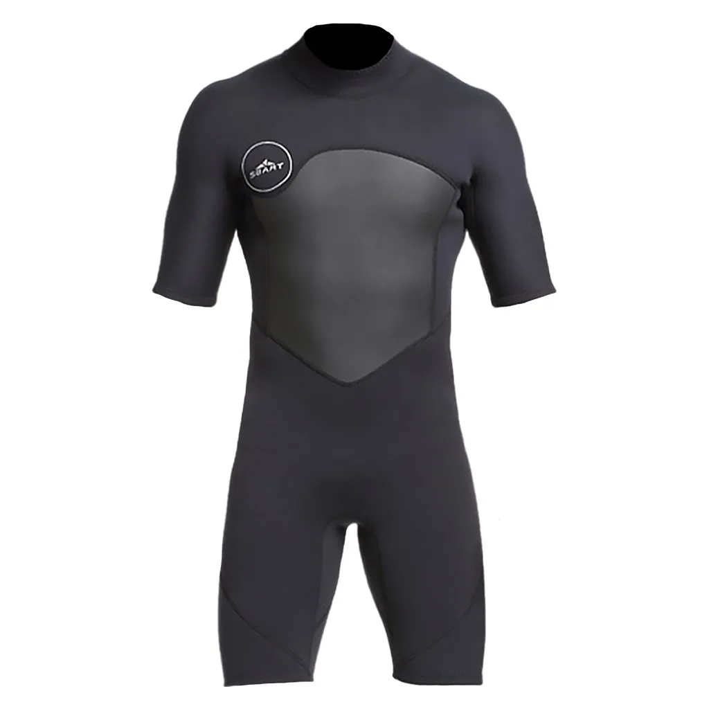 Mens 2mm Shorty Wetsuit Diving Snorkeling Surfing Scuba Dive Suit Jumpsuit