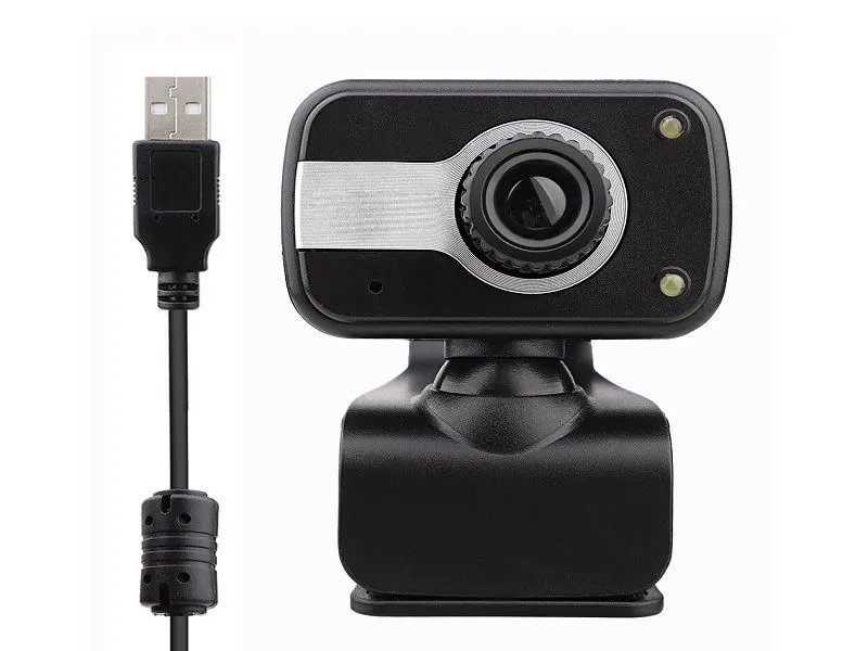 480P HD Webcam  With Microphone for Professional Streaming