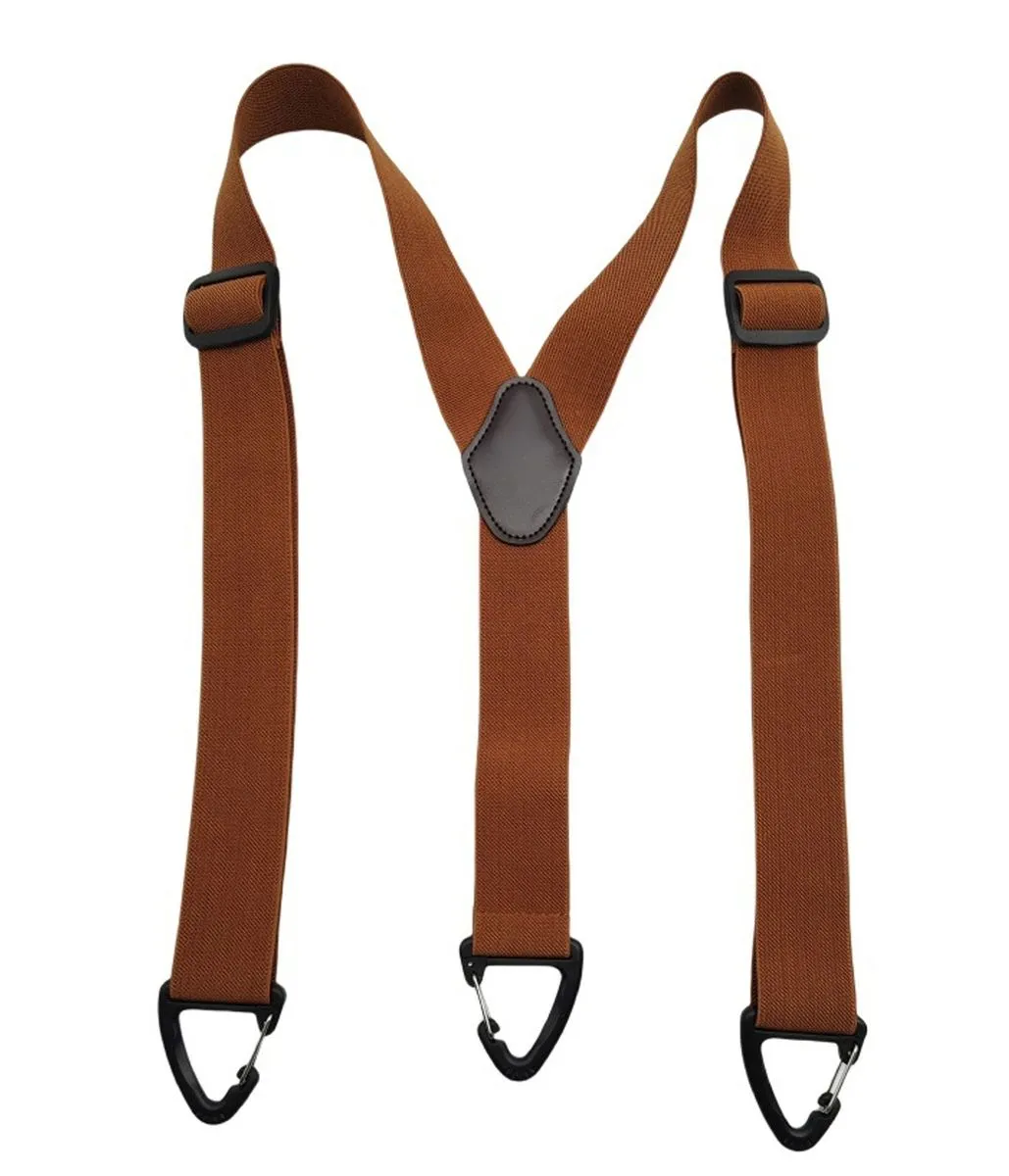 1.5 Inch Y-Belt Loop Suspenders for Unisex Under Clothing with 3 Hooks