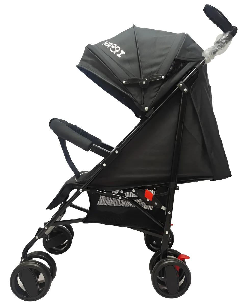 Lightweight & Compact Foldable Travel Stroller for Babies & Toddlers - Black