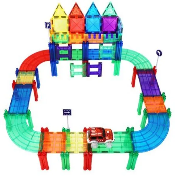 Magnetic Car Track - 80 Piece