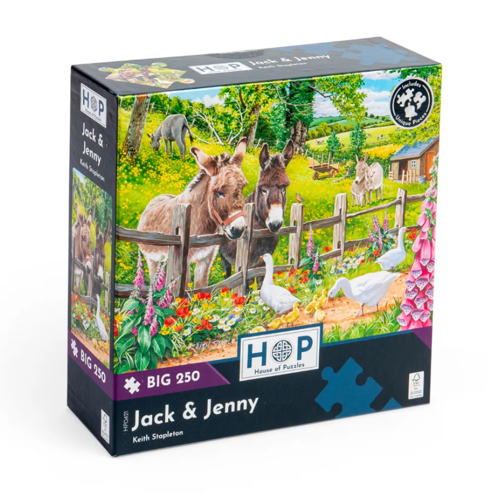 House of Puzzles - Jack & Jenny - XL Pieces - 250 Piece Jigsaw Puzzle