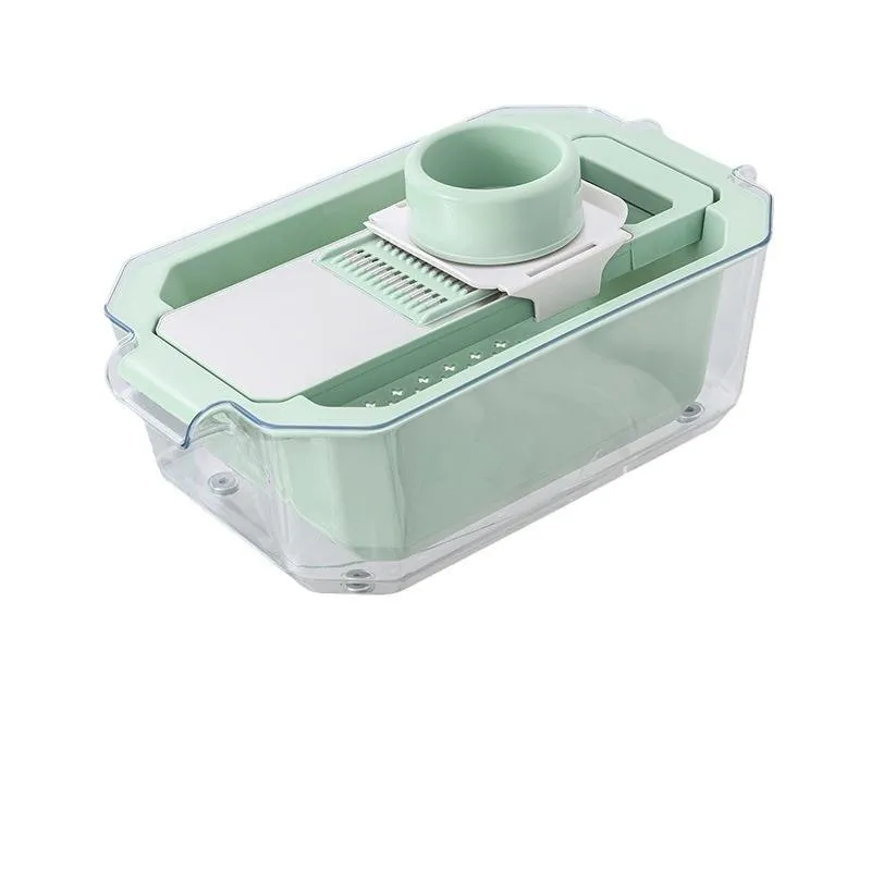 Vegetable Food Chopper Cutter Dicer Slicer with Extra Large Drainer Basket