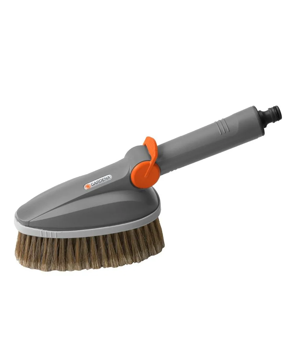 GARDENA Hand-Held Wash Brush - PET Bristles