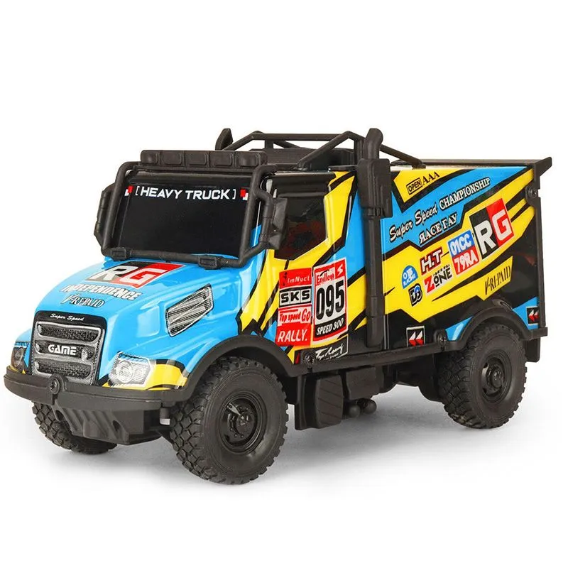 Internal LED Light Up Rally Truck Remote Control Car RC Cars Kids Toy Gift