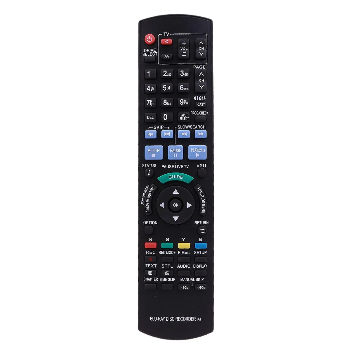 N2QAYB000475 Replacement Remote Control for Panasonic Blu-ray Disc Recorder