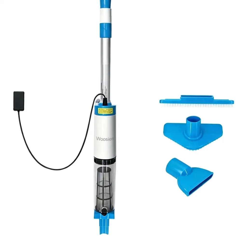 Woosien Eu PLUG 3 in 1 Cordless Pool Vacuum,Handheld Pool Cleaner for Spas