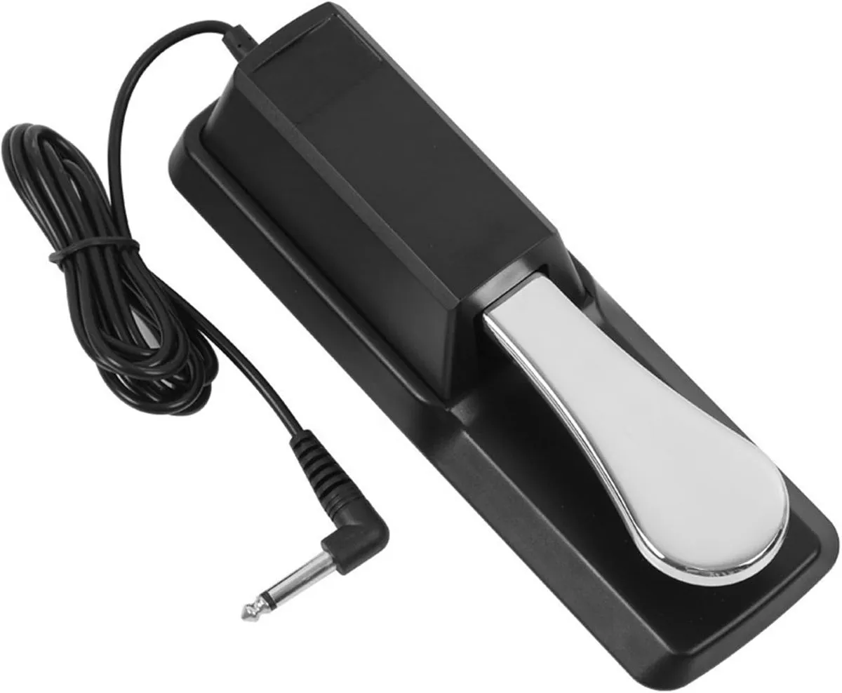 Universal Electronic Organ Keyboard sustain pedal Polarity Switch 1/4''