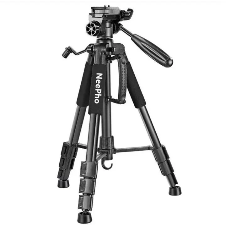 Professional Tripods For Camera DSLR High-Quality Aluminum Alloy 90-degree