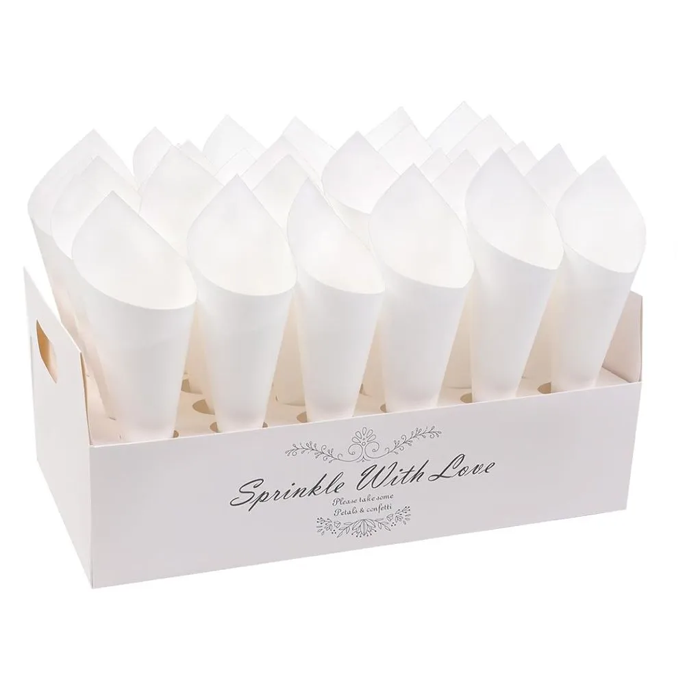 Confetti Cone Holder With 30 Cones