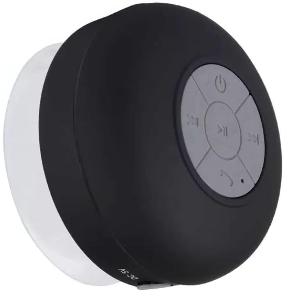 Mini Waterproof Speakers Bluetooth - Shower Portable Speaker - Black