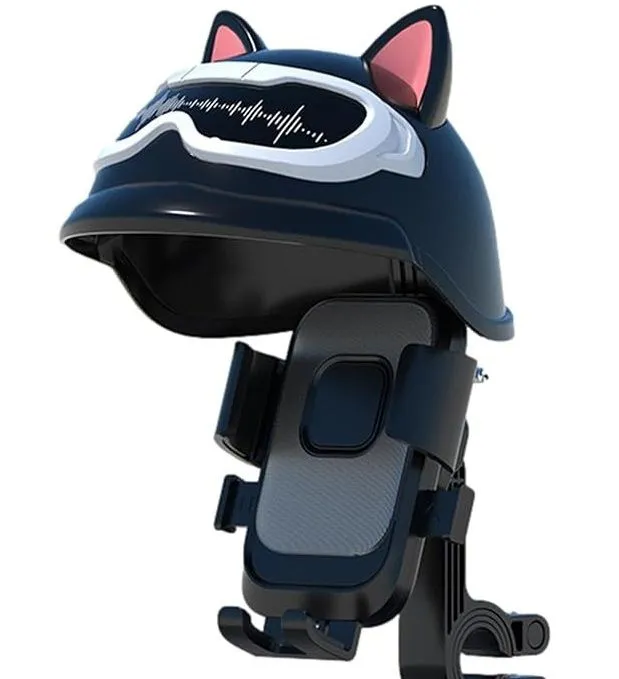 Phone Umbrella for Sun - Mini Helmets for Cell Phone with Cute Ear