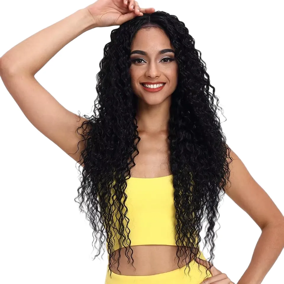 Synthetic Lace Front Wigs 30 Inch Long Curly Hair Lace Wigs For Women