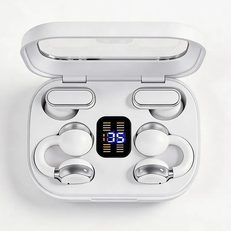 2 Pairs LED Sports Earbuds Android & iOS Open Ear Wireless