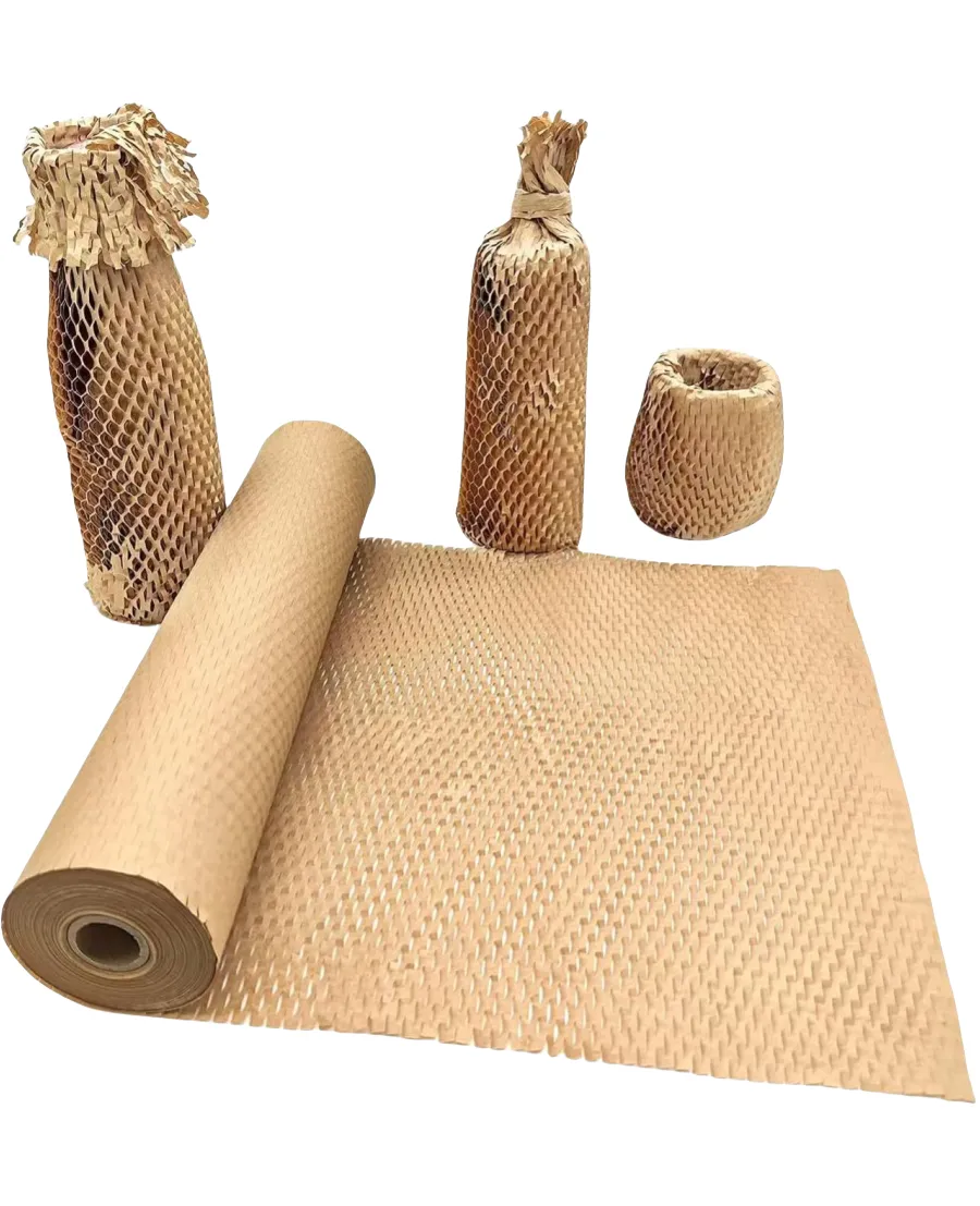 Biodegradable Honeycomb Paper Sheets -38cmx100m - Brown
