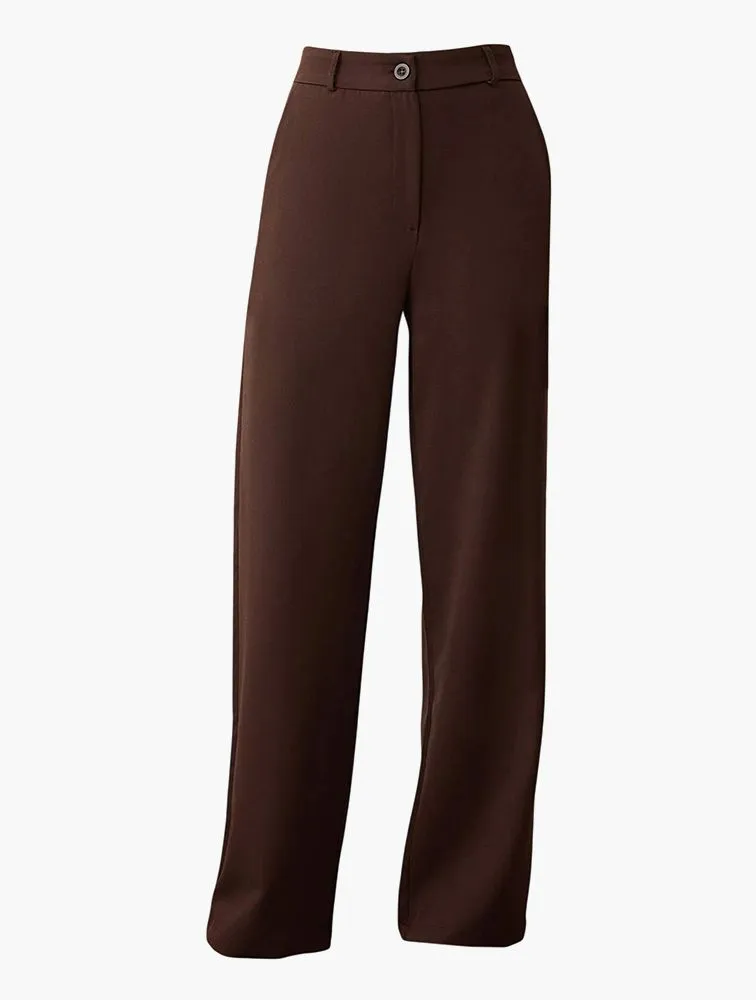 TRENDYOL High Waisted Wide Leg Pants