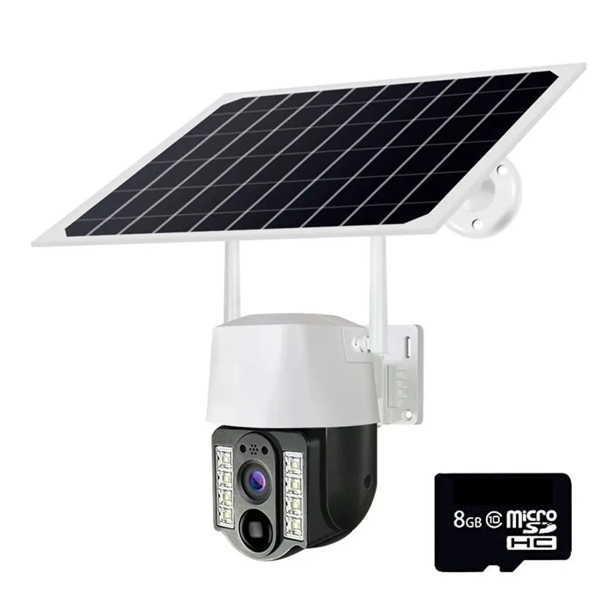 Solar Powered 4G Sim Wireless Security Surveillance Camera & 8GB Card