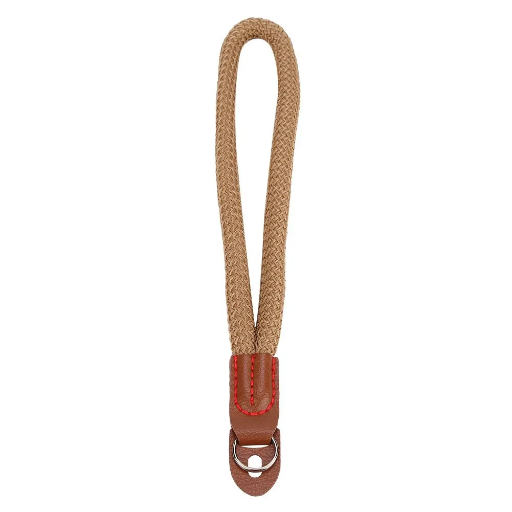 Digital Camera Hand Grip Wrist Strap Coffee