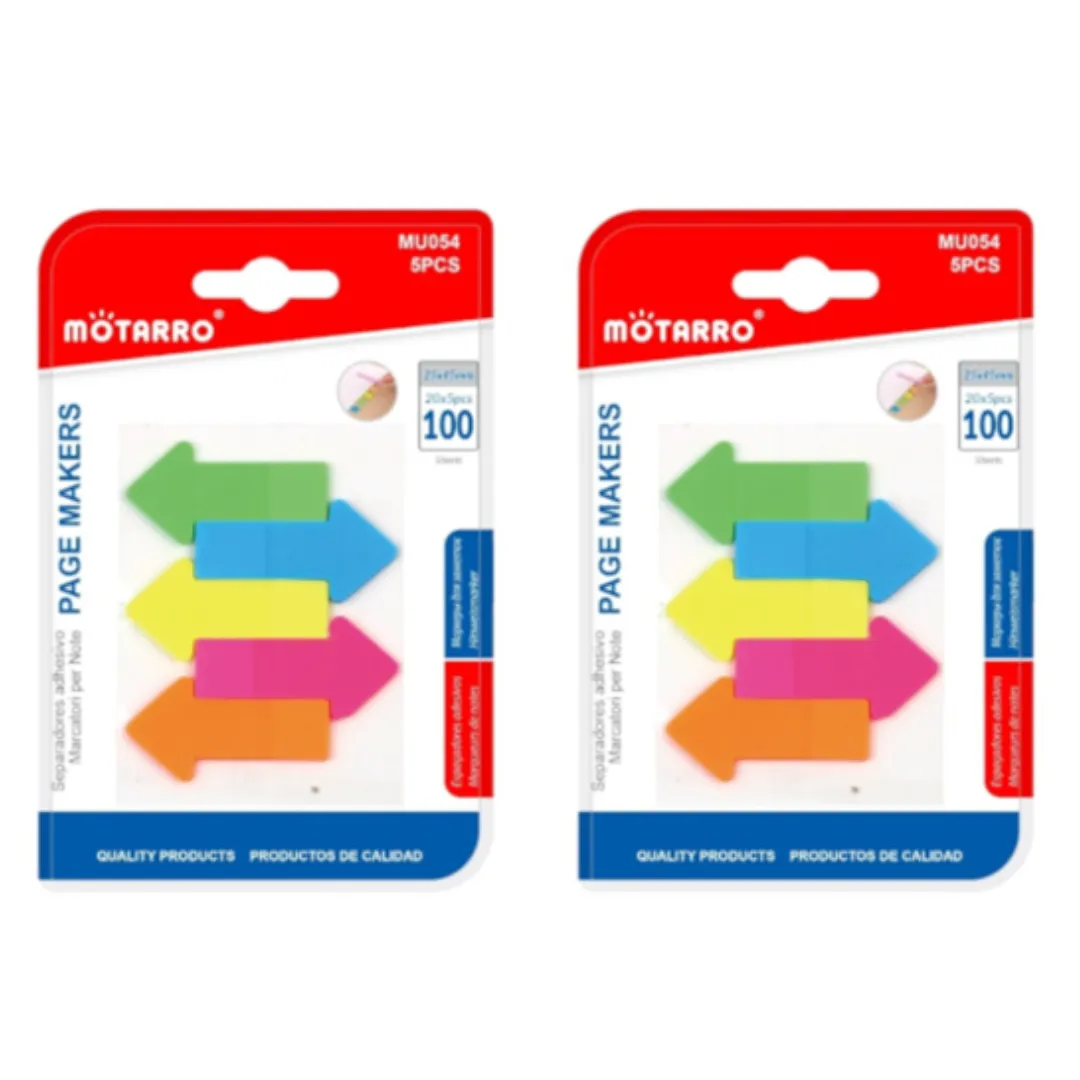Motarro Page Markers 20x5 PCS - Arrows