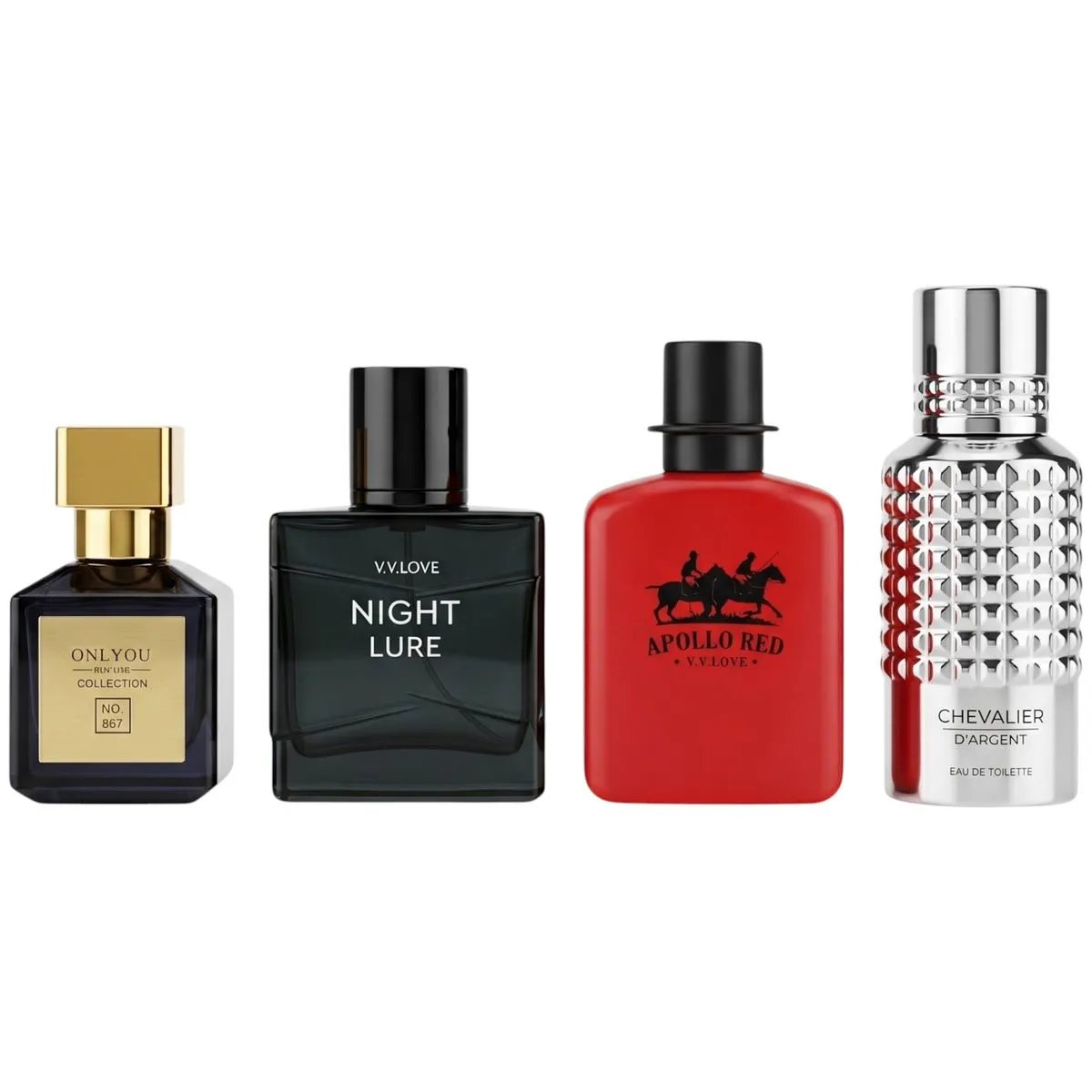 4 Pack Only You Premium Men's Eau De Parfum Gift Set 30ml for Him EDP