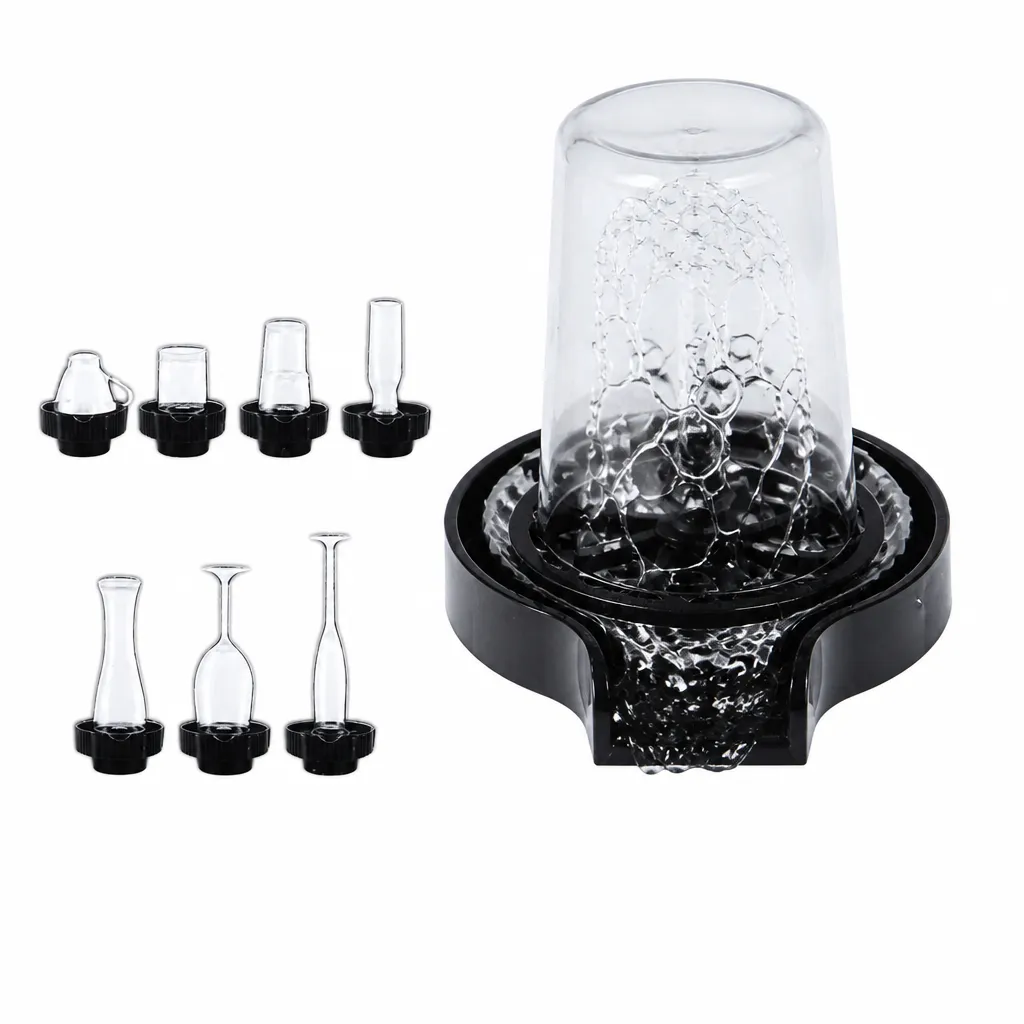 Automatic Cup Washer for 1.18 3.88in Cup Mouths Hands Free Cleaning