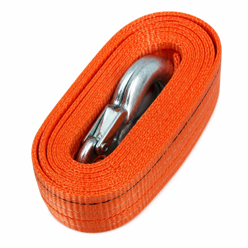 Tow Rope 4000KG Capacity with Hooks Heavy Duty for Vehicle Recovery