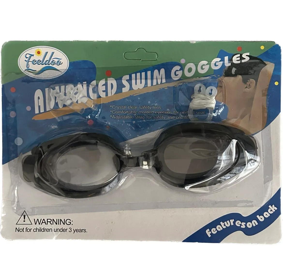 Advance Swimming Goggles - Black