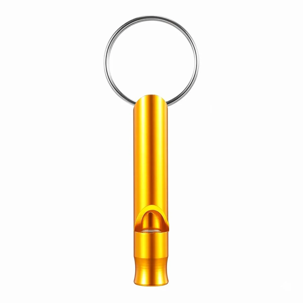 105 Pack Aluminum Emergency Whistles with Keychain for Outdoor Safety