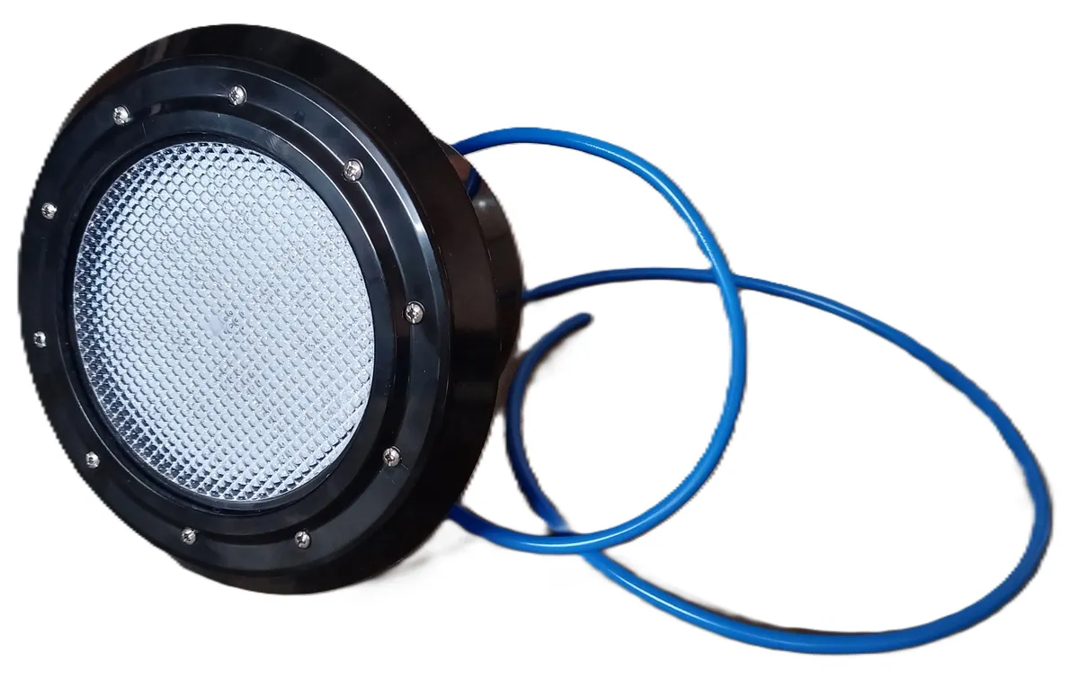 LED Pool Light Complete Kit - Blue LED - Housing - Black