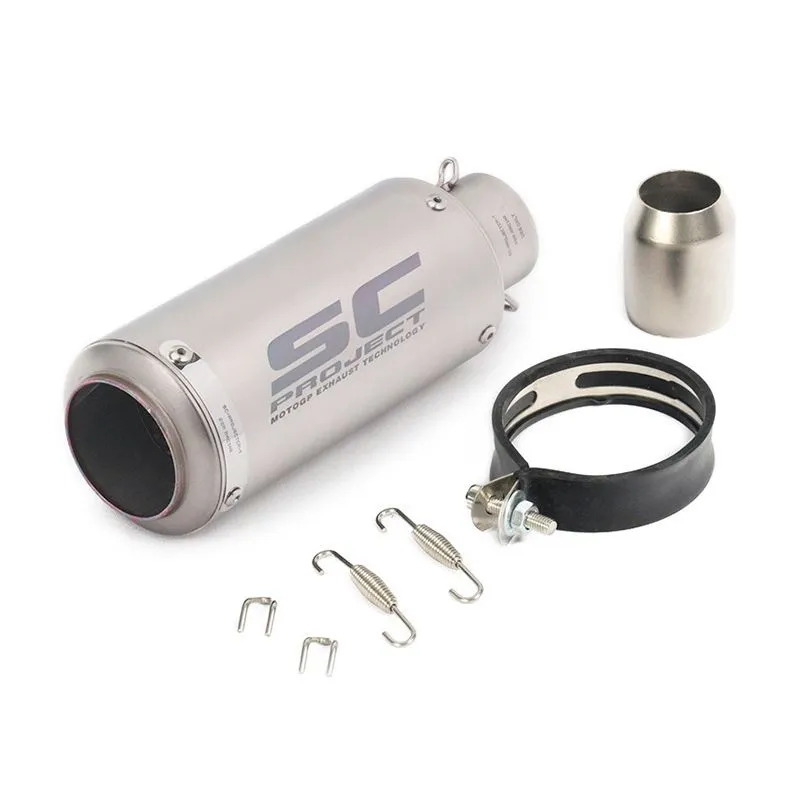 Motorcycle modified SC exhaust pipe-large displacement titanium strip 51mm