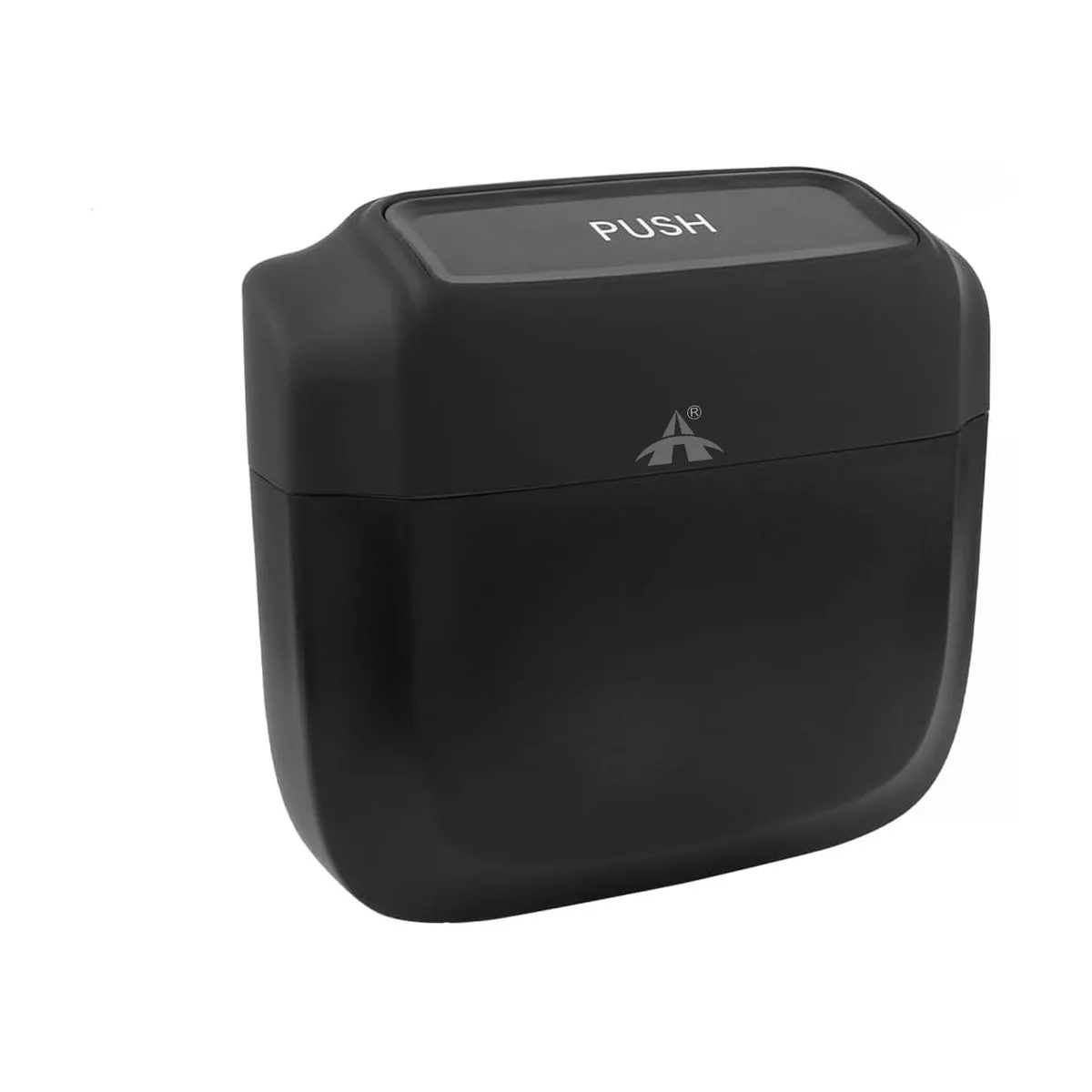 ALANES Mini Car Trash Bin Car Organizer Dustbin Garbage Can - Black