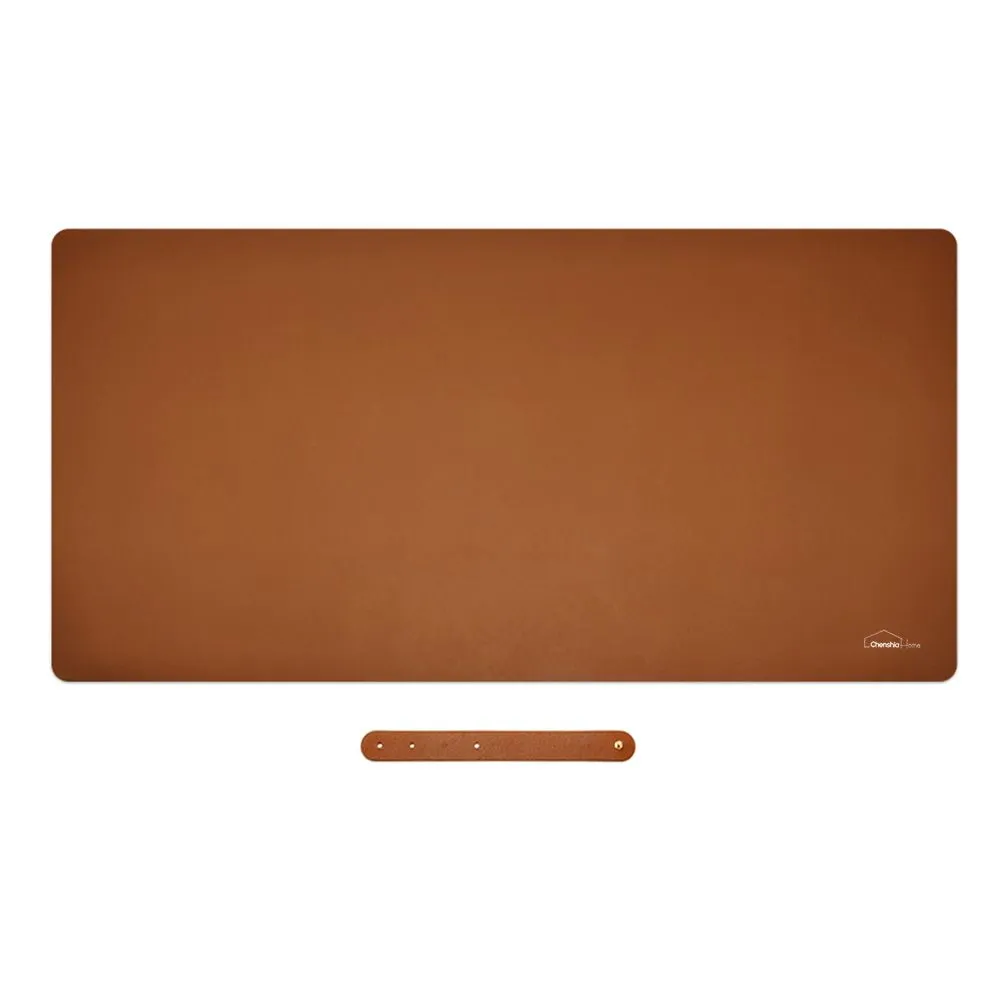 Chenshia Full Coverage Large Gaming & Office Desk Mouse Pad Writing Mat - Brown