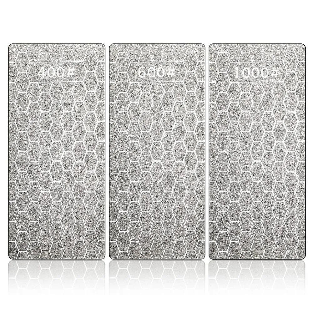 3 Pcs Diamond Sharpening Stone Set(400 600 1000 )