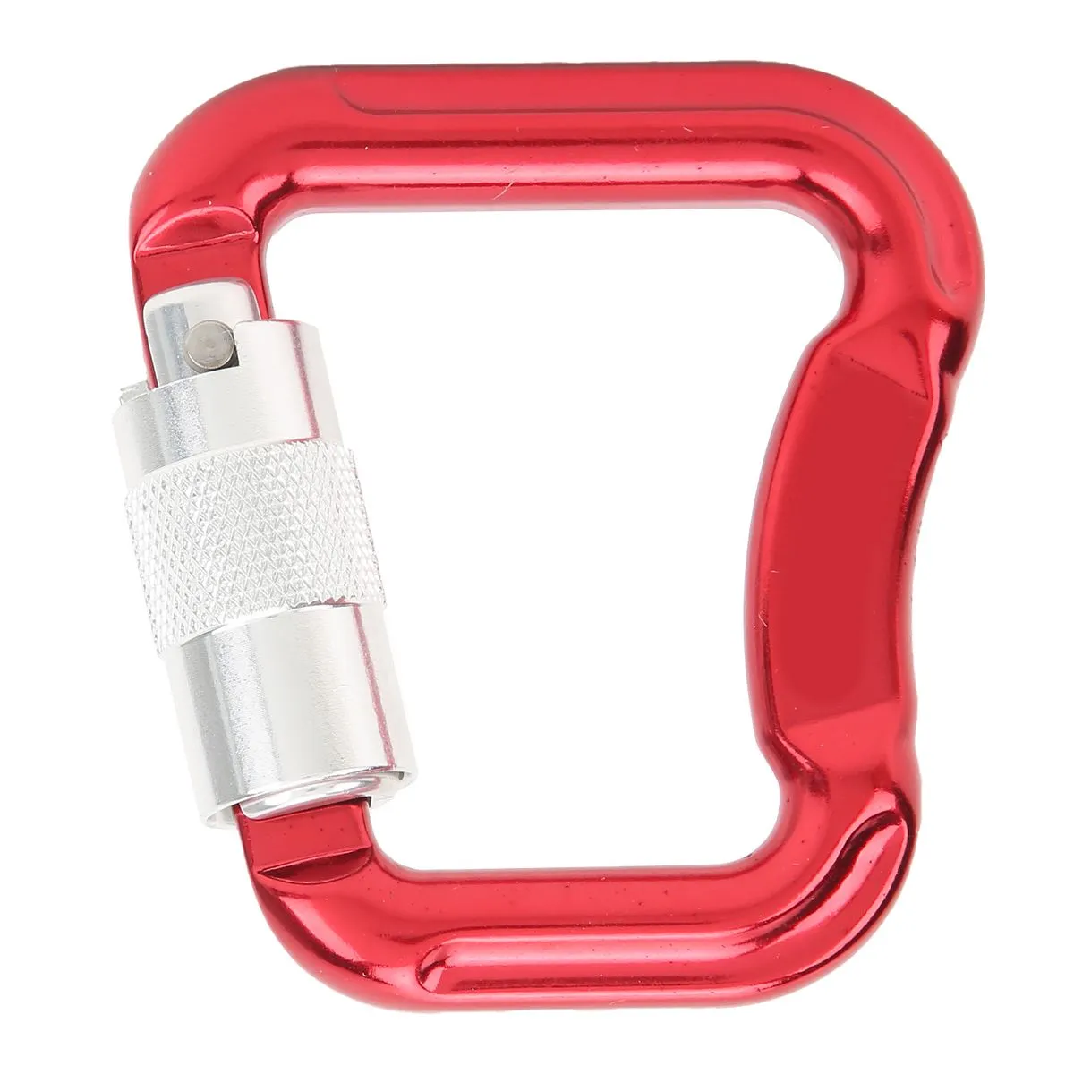 Heavy Duty Red Climbing Carabiner for Paraglider
