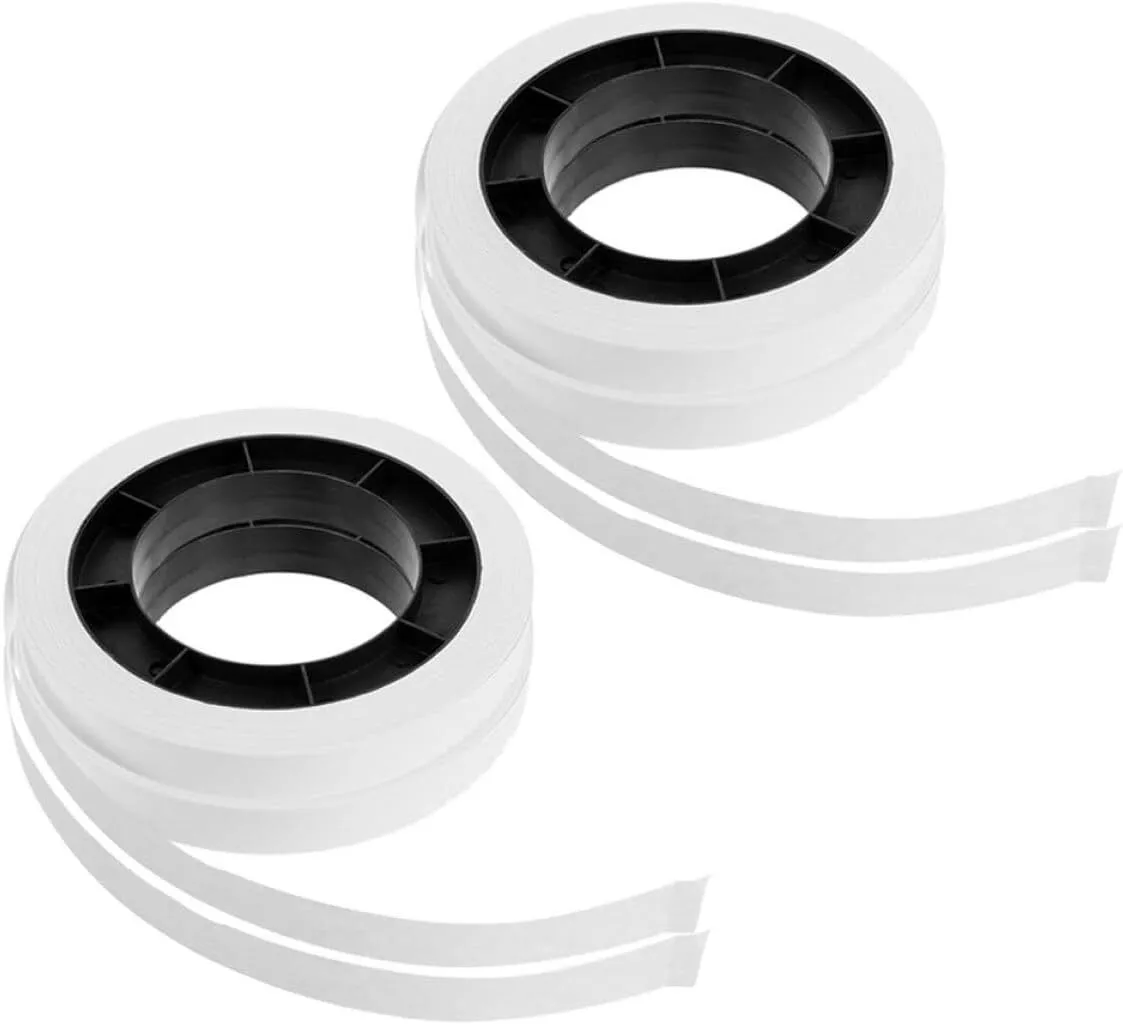 4 Rolls White Currency Strap Roll - Self-Adhesive Banknote Strips for Cash