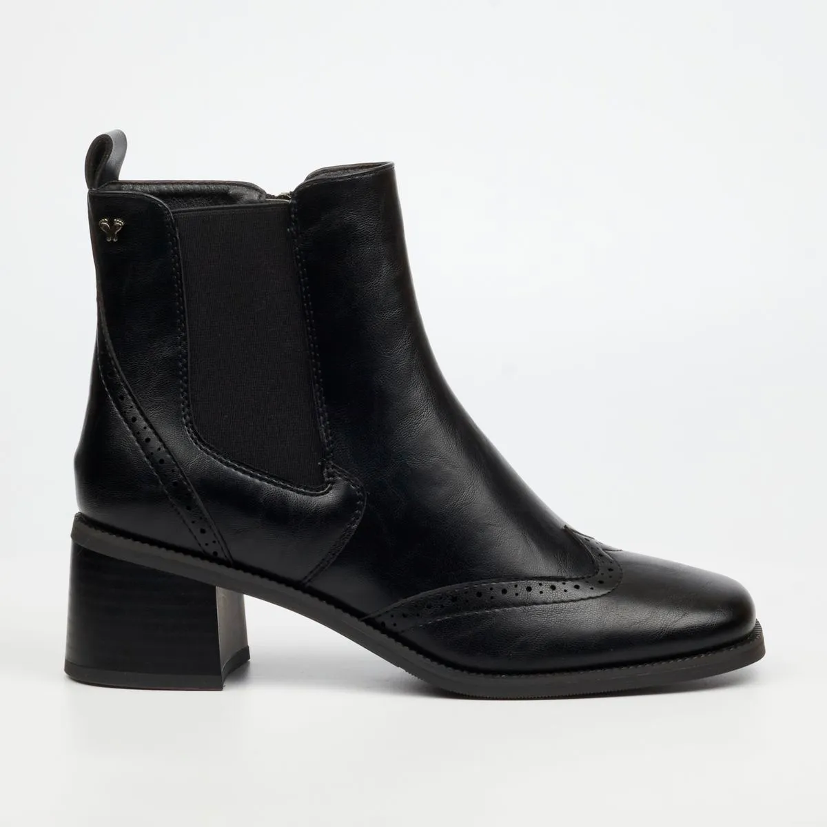 Butterfly Feet Nikah 1 Women Faux Leather Ankle Boots - Black
