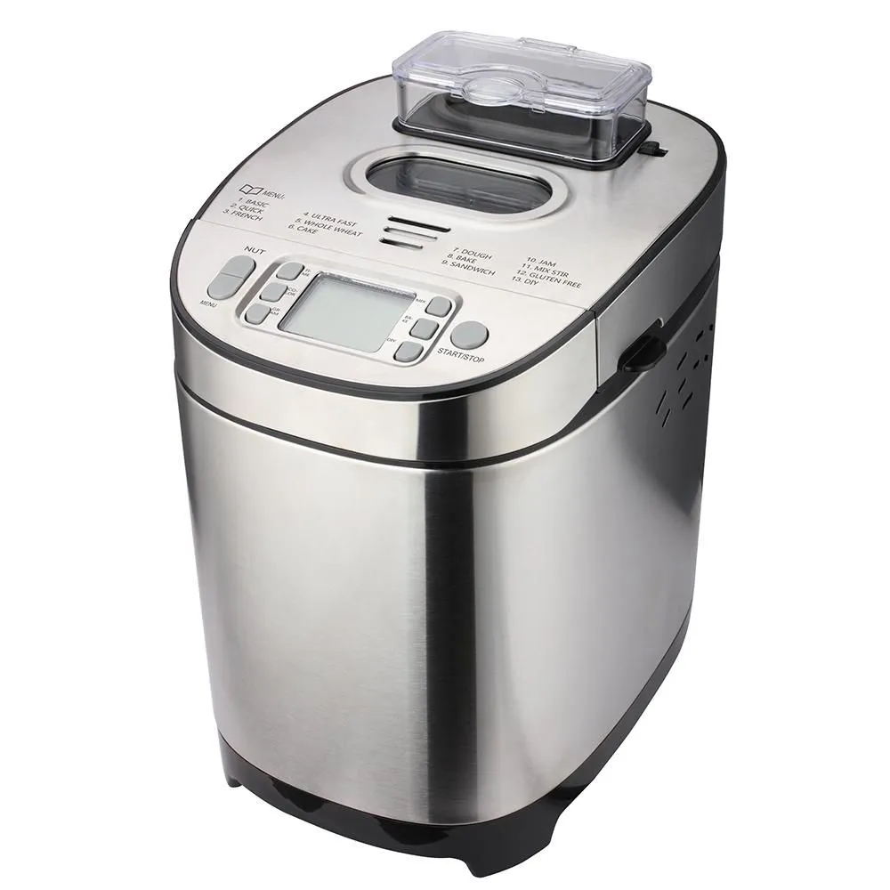 Milex 550W Bread Master with 12 digital programs - Large LCD display