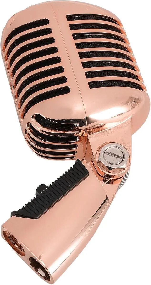 Retro Microphone Vintage Dynamic Vocal Microphone with Unidirectional