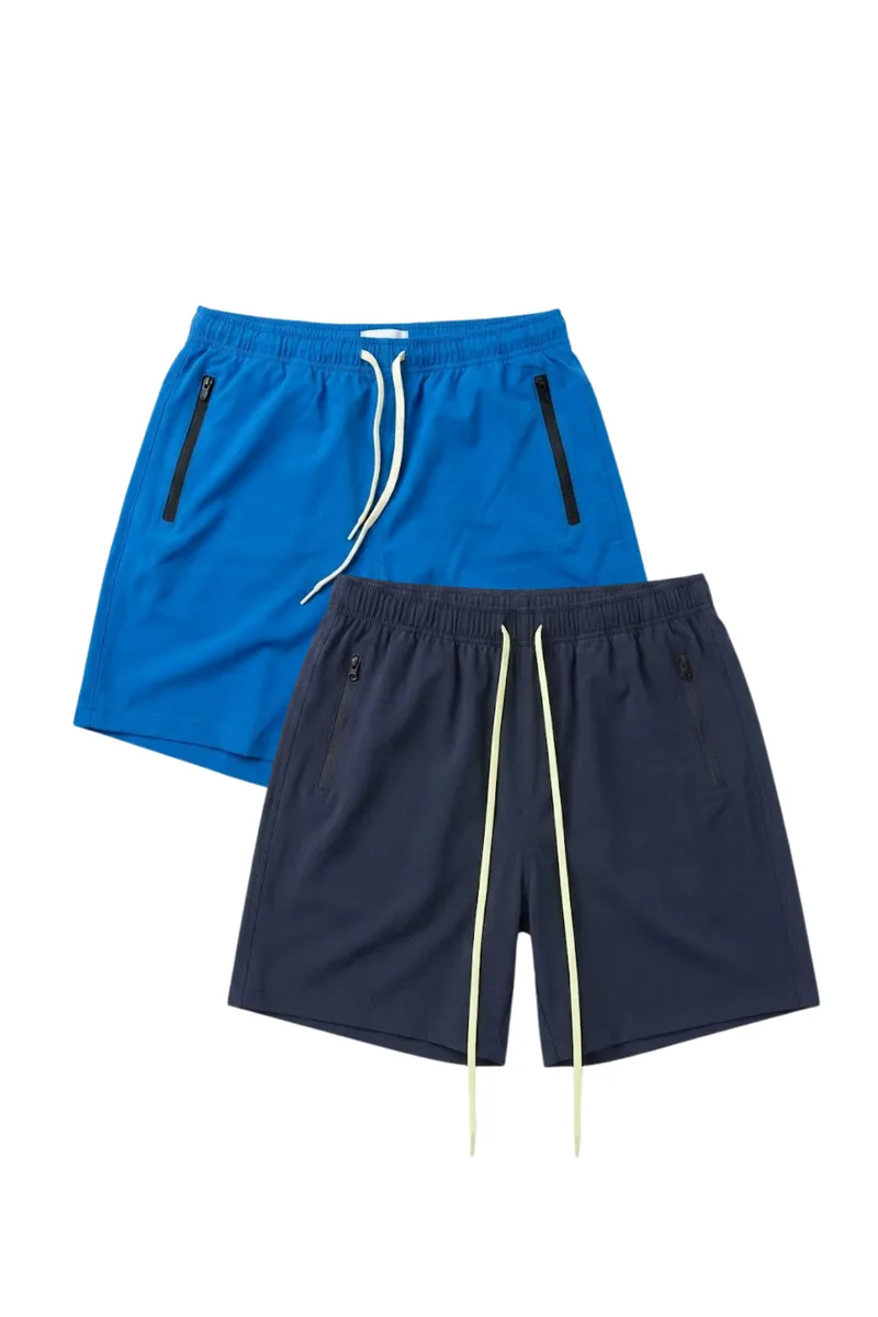 Gymrat Apex Frost - Gym and Athleisure Shorts Set 2Pack