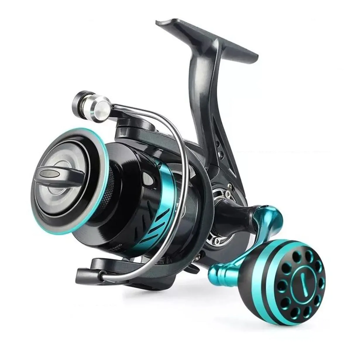 Fishing Reel Fishing Spinning Reel Fishing Gear CNC Machined Metal Spool - DKII 6000