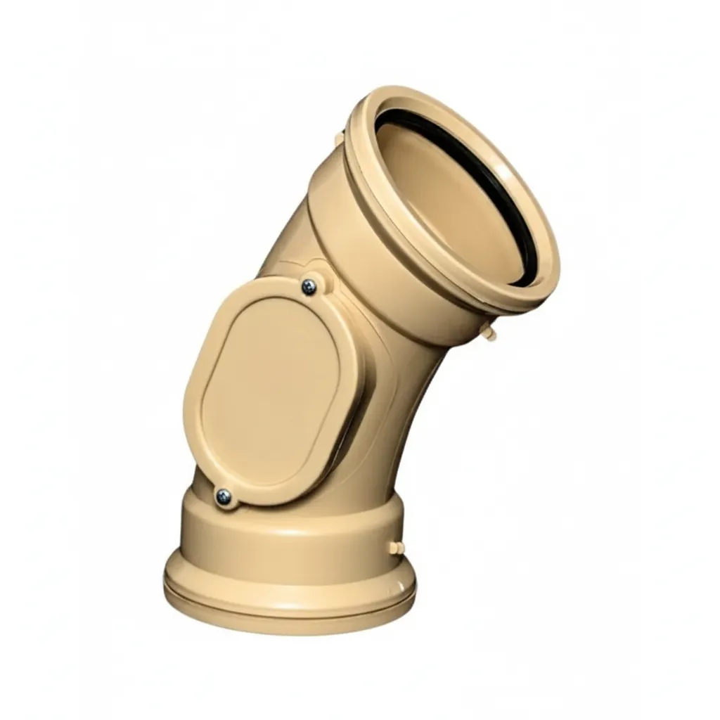 Satas 110mm 45-Degree Polypropylene Bend Pipe Fitting
