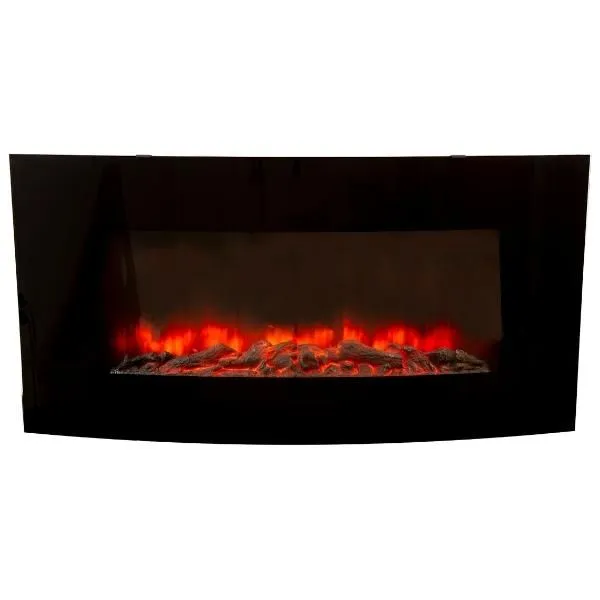 Radiant - Indoor Fireplace - Curved Indoor Decorative Fireplace - 1800W