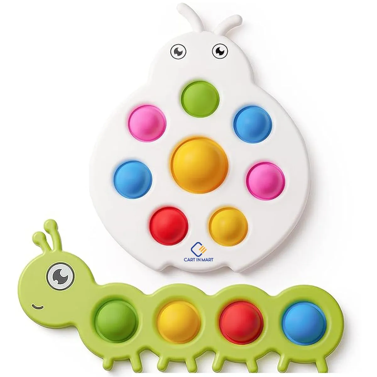 Fidget Popper Sensory Baby Toys Push & Pop Busy Board Montessori Toddler Toy