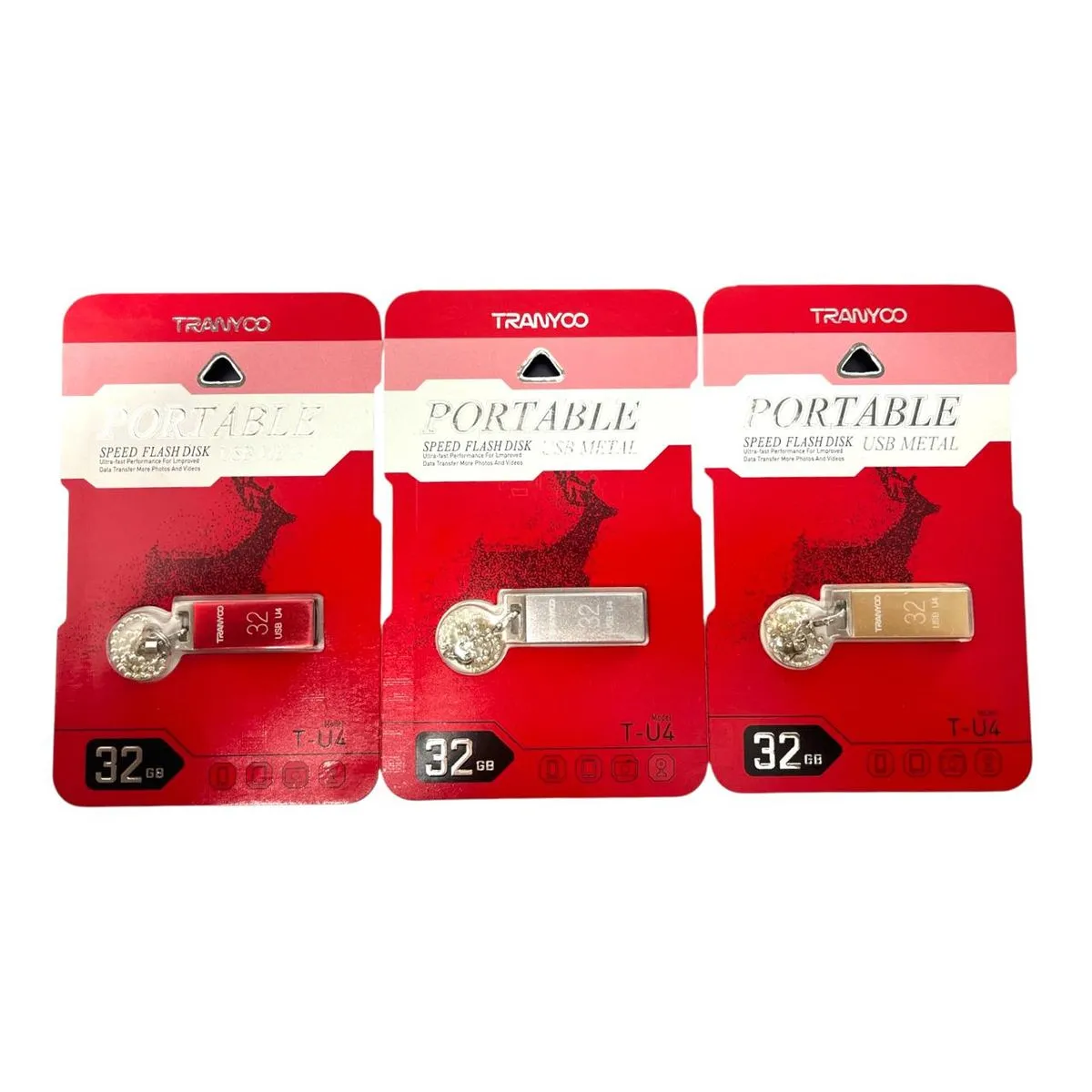 Tranyoo Portable USB Metal Speed Flash Drive 32G X3PS-TEU4