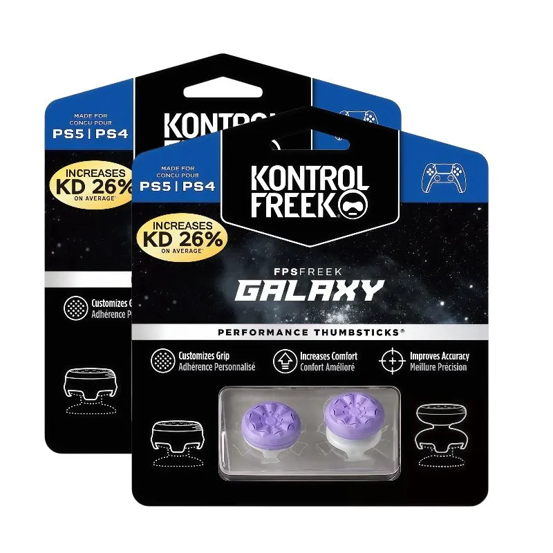 Freek Galaxy Performance Analog Thumb Sitcks for Playstation 4/5 - Black