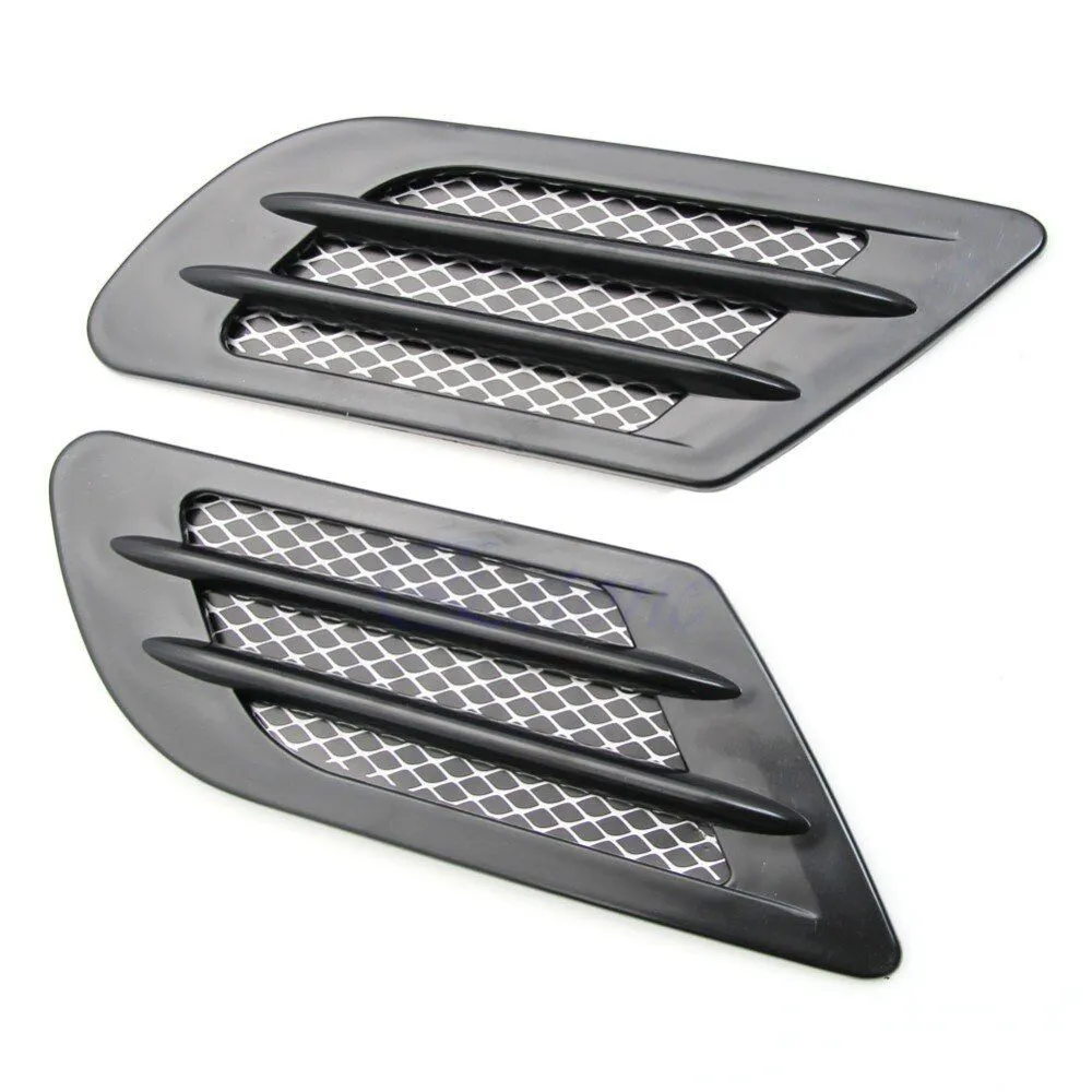 Auto Side Air Vent Fender - Black