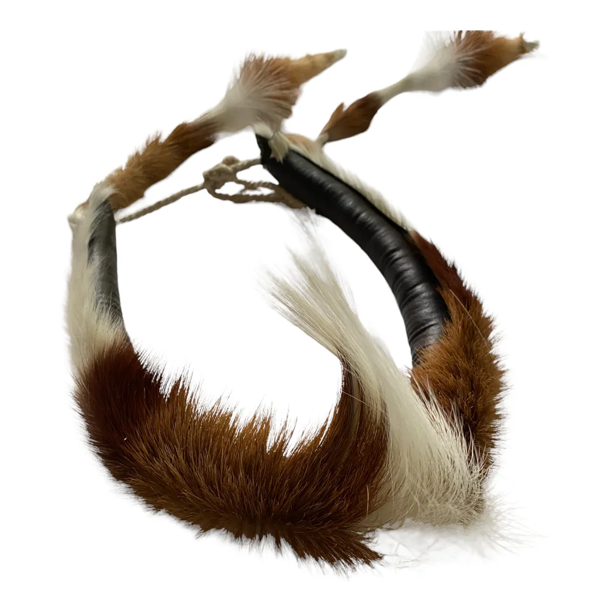 Traditional Zulu Headband / Umqhele with 2 Long Tails
