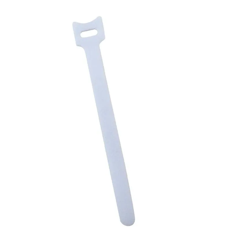 100PCS Reusable Cable Management Ties - White